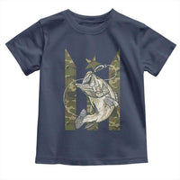 Fishing Puerto Rico Flag Toddler T Shirt Bass Fish Fisherman Camo Camouflage US Flag - Wonder Print Shop