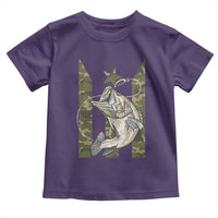 Fishing Puerto Rico Flag Toddler T Shirt Bass Fish Fisherman Camo Camouflage US Flag - Wonder Print Shop