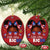Little Miss Boricua Christmas Ornament Puerto Rican Afro Messy Bun Girls Kids - Wonder Print Shop
