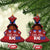 Little Miss Boricua Christmas Ornament Puerto Rican Afro Messy Bun Girls Kids - Wonder Print Shop