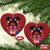 Little Miss Boricua Christmas Ornament Puerto Rican Afro Messy Bun Girls Kids - Wonder Print Shop