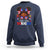 Little Miss Boricua Sweatshirt Puerto Rican Afro Messy Bun Girls Kids - Wonder Print Shop
