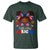 Little Miss Boricua T Shirt Puerto Rican Afro Messy Bun Girls Kids - Wonder Print Shop