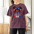 Little Miss Boricua T Shirt For Women Puerto Rican Afro Messy Bun Girls Kids - Wonder Print Shop
