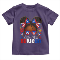 Little Miss Boricua Toddler T Shirt Puerto Rican Afro Messy Bun Girls Kids - Wonder Print Shop