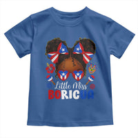 Little Miss Boricua Toddler T Shirt Puerto Rican Afro Messy Bun Girls Kids - Wonder Print Shop