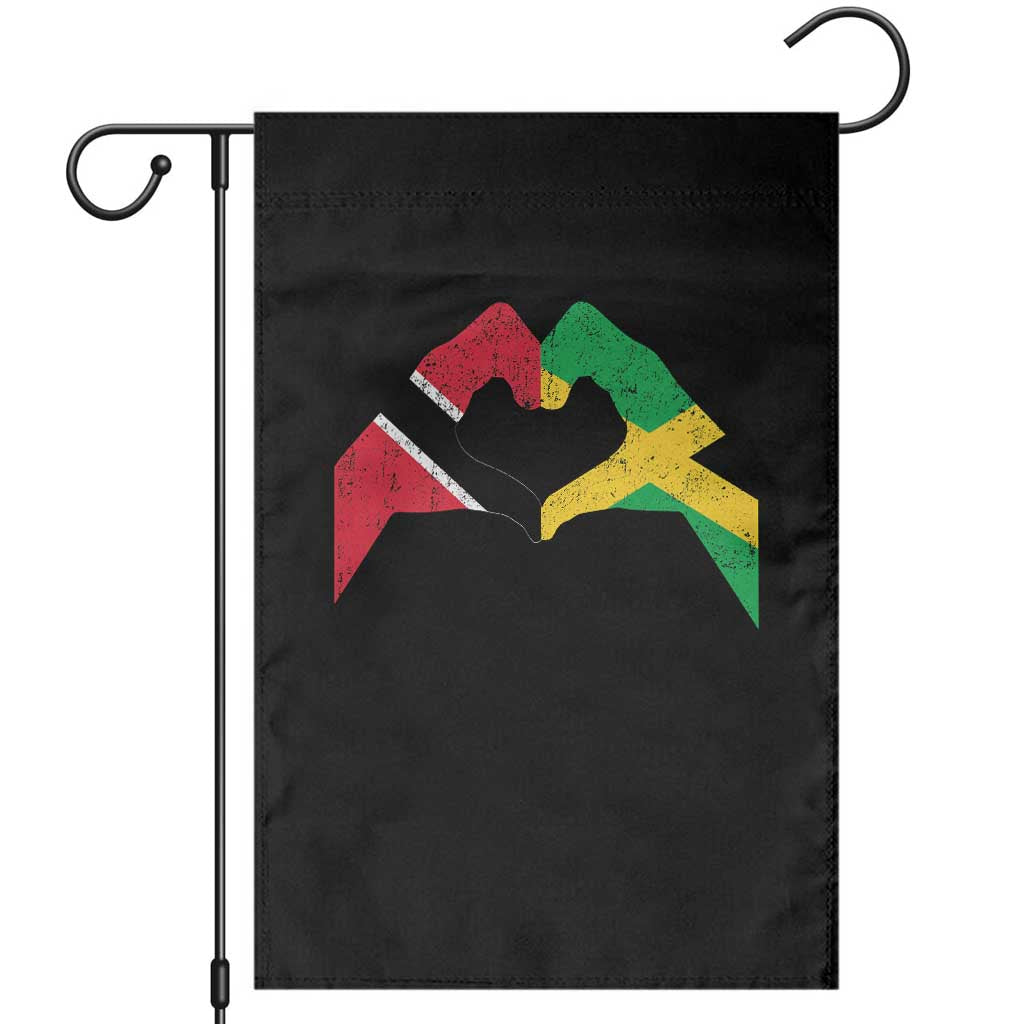 Trinidad and Tobago Jamaican Garden Flag Two Flags One Heart