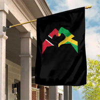 Trinidad and Tobago Jamaican Garden Flag Two Flags One Heart