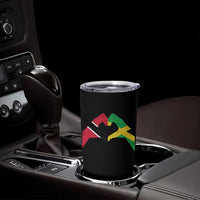 Trinidad and Tobago Jamaican Tumbler Cup Two Flags One Heart