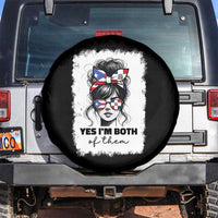 Dominican Puerto Rican Woman Spare Tire Cover Yes Im Both Of Them