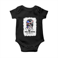 Dominican Puerto Rican Woman Baby Onesie Yes Im Both Of Them