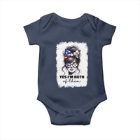 Dominican Puerto Rican Woman Baby Onesie Yes Im Both Of Them