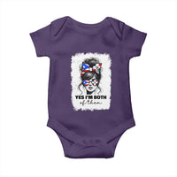 Dominican Puerto Rican Woman Baby Onesie Yes Im Both Of Them