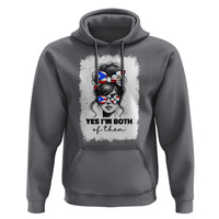 Dominican Puerto Rican Woman Hoodie Yes Im Both Of Them