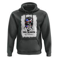 Dominican Puerto Rican Woman Hoodie Yes Im Both Of Them