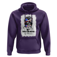 Dominican Puerto Rican Woman Hoodie Yes Im Both Of Them