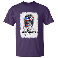 Dominican Puerto Rican Woman T Shirt Yes Im Both Of Them