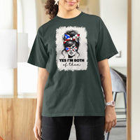 Dominican Puerto Rican Woman T Shirt For Women Yes Im Both Of Them