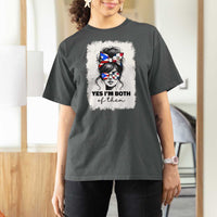 Dominican Puerto Rican Woman T Shirt For Women Yes Im Both Of Them