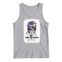 Dominican Puerto Rican Woman Tank Top Yes Im Both Of Them