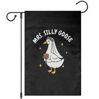 Mrs. Silly Goose Bride Garden Flag Funny Goose Lovers Bride To Be - Wonder Print Shop