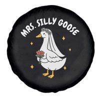 Mrs. Silly Goose Bride Spare Tire Cover Funny Goose Lovers Bride To Be - Wonder Print Shop