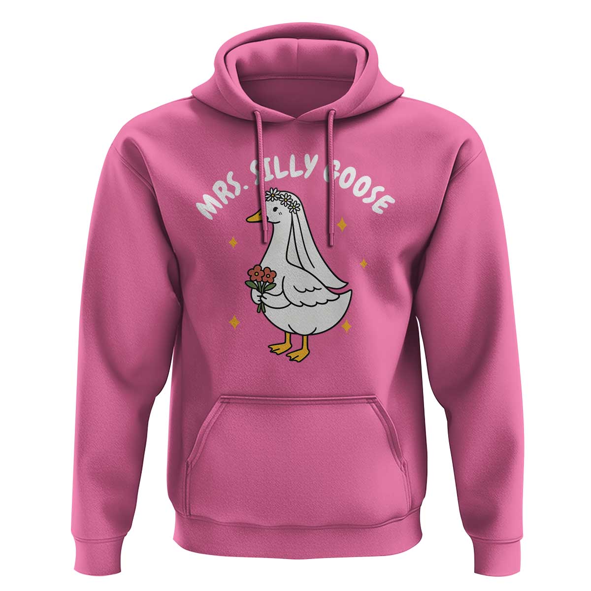Mrs. Silly Goose Bride Hoodie Funny Goose Lovers Bride To Be - Wonder Print Shop