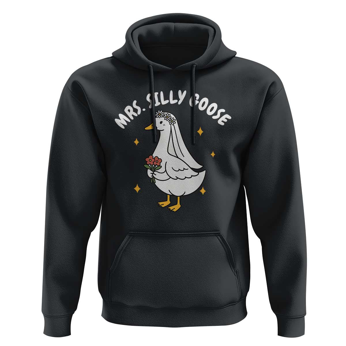 Mrs. Silly Goose Bride Hoodie Funny Goose Lovers Bride To Be - Wonder Print Shop