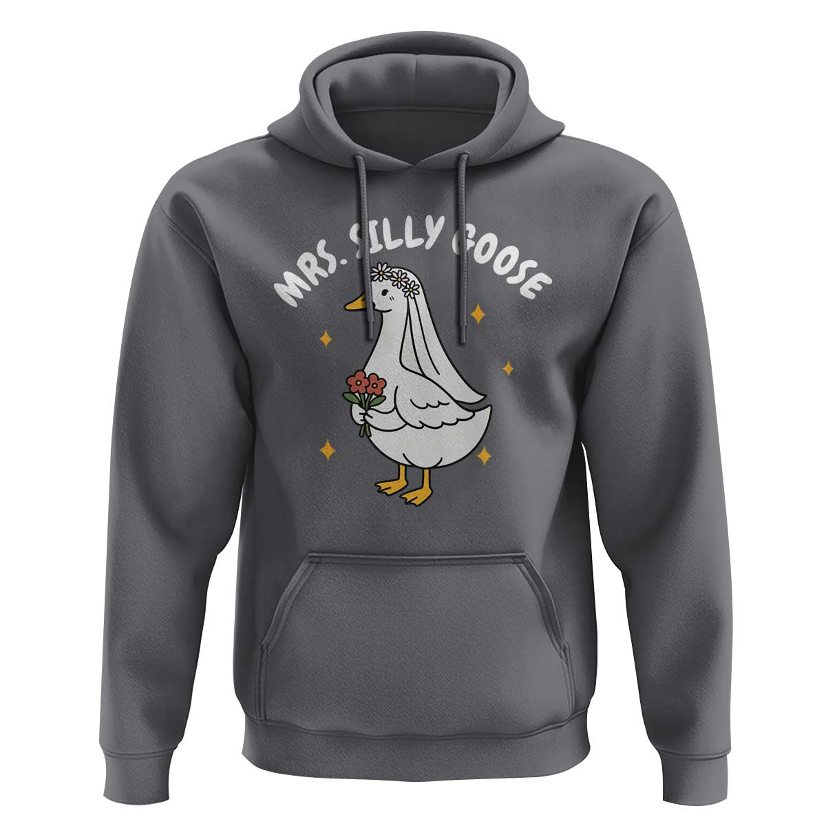 Mrs. Silly Goose Bride Hoodie Funny Goose Lovers Bride To Be - Wonder Print Shop