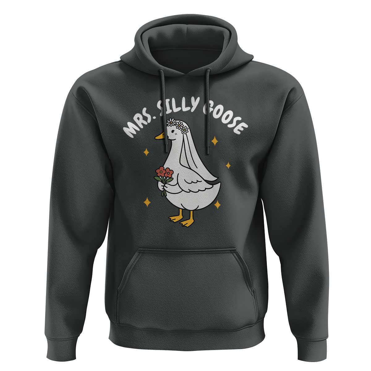 Mrs. Silly Goose Bride Hoodie Funny Goose Lovers Bride To Be - Wonder Print Shop