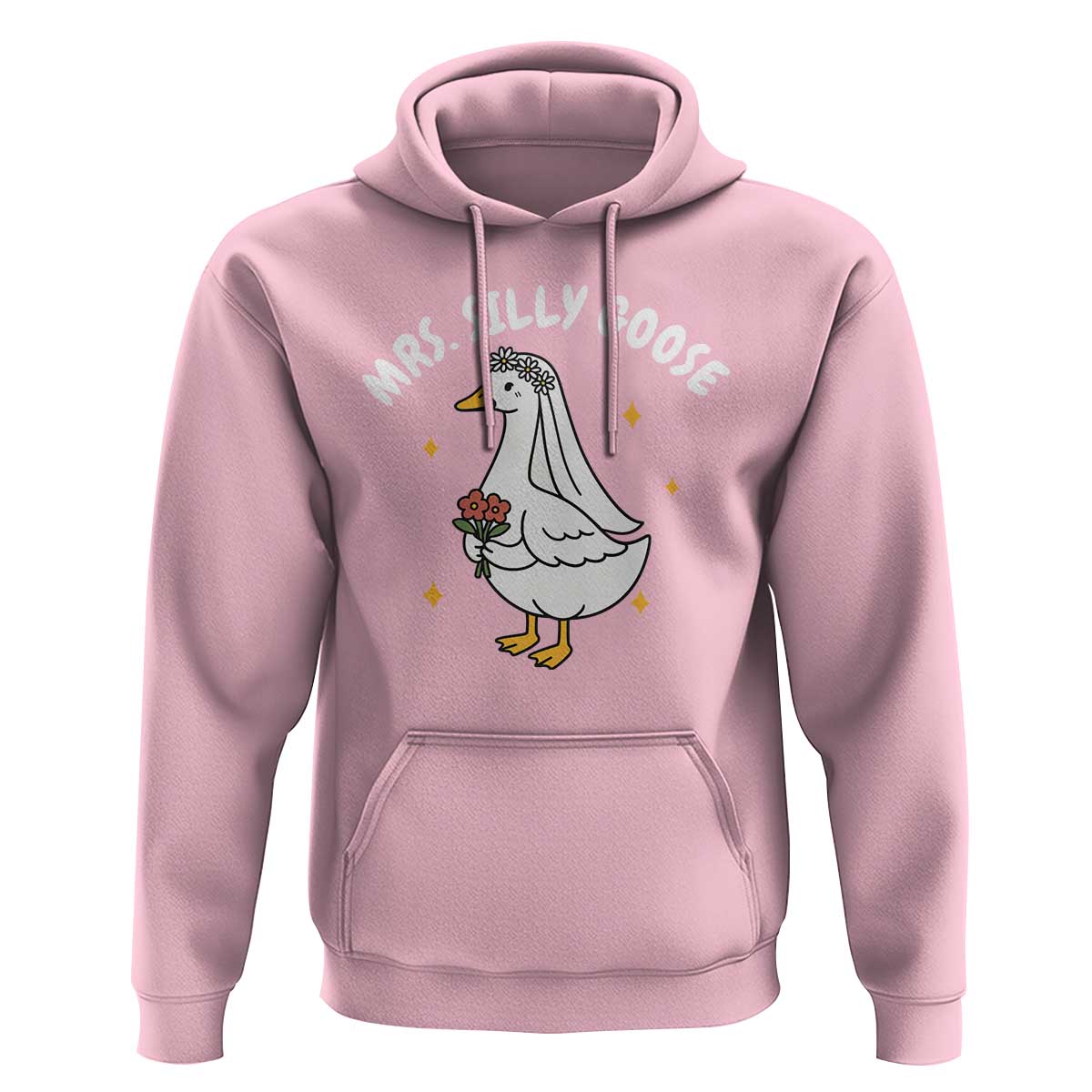 Mrs. Silly Goose Bride Hoodie Funny Goose Lovers Bride To Be - Wonder Print Shop