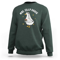 Mrs. Silly Goose Bride Sweatshirt Funny Goose Lovers Bride To Be - Wonder Print Shop
