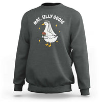Mrs. Silly Goose Bride Sweatshirt Funny Goose Lovers Bride To Be - Wonder Print Shop