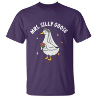 Mrs. Silly Goose Bride T Shirt Funny Goose Lovers Bride To Be - Wonder Print Shop