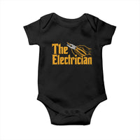 The Electrician Baby Onesie Vintage Wire Stripper Pliers Graphic