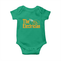 The Electrician Baby Onesie Vintage Wire Stripper Pliers Graphic