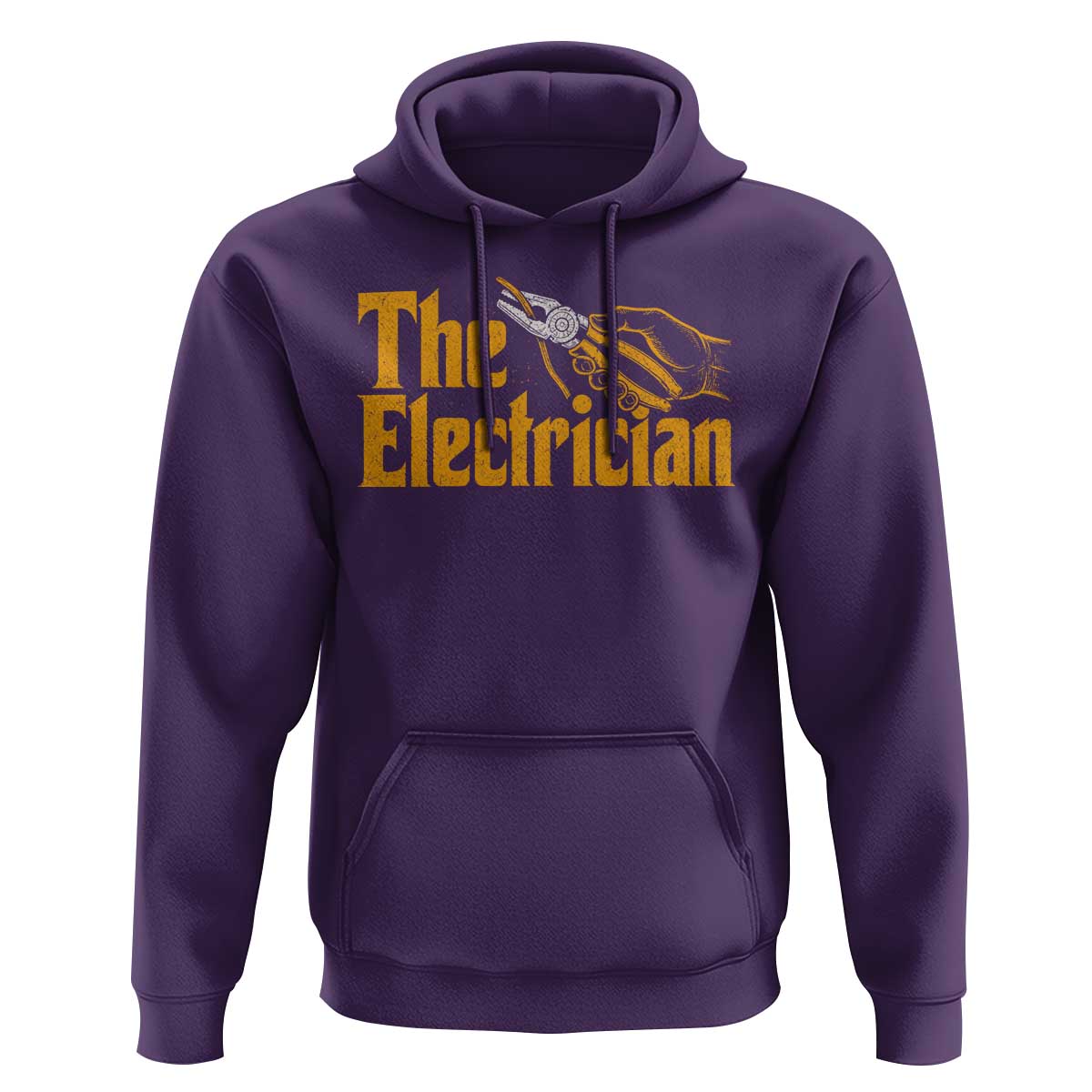 The Electrician Hoodie Vintage Wire Stripper Pliers Graphic