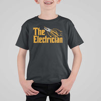 The Electrician T Shirt For Kid Vintage Wire Stripper Pliers Graphic