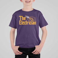 The Electrician T Shirt For Kid Vintage Wire Stripper Pliers Graphic