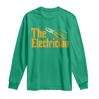 The Electrician Long Sleeve Shirt Vintage Wire Stripper Pliers Graphic