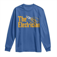 The Electrician Long Sleeve Shirt Vintage Wire Stripper Pliers Graphic