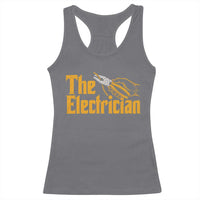 The Electrician Racerback Tank Top Vintage Wire Stripper Pliers Graphic