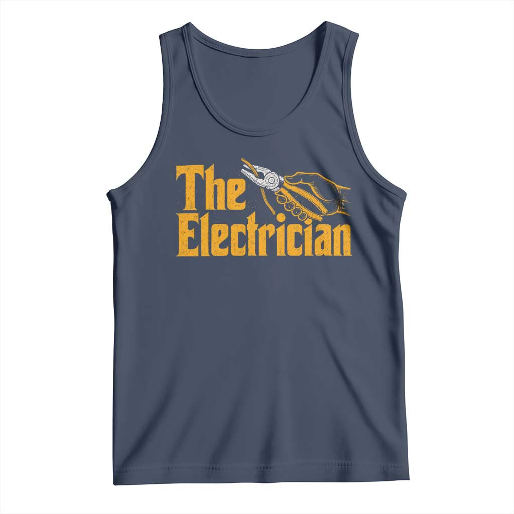 The Electrician Tank Top Vintage Wire Stripper Pliers Graphic