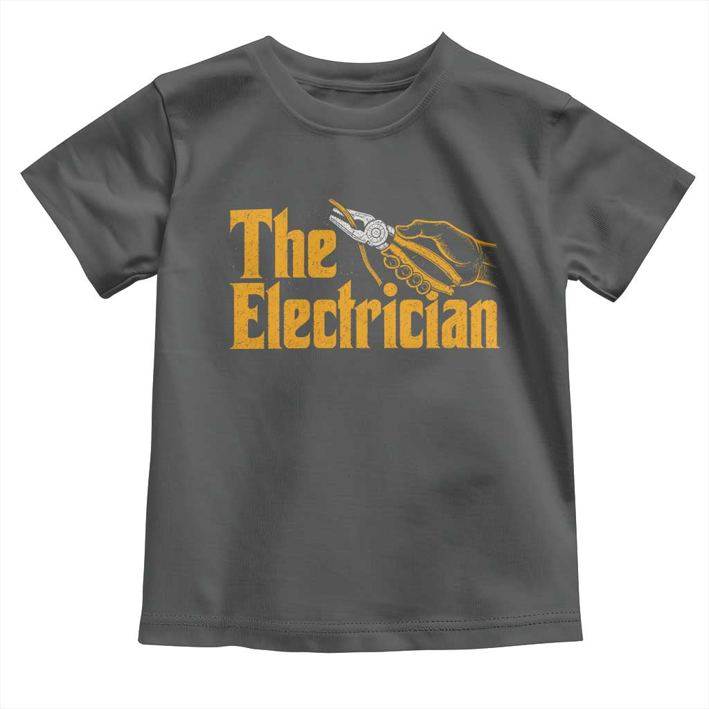 The Electrician Toddler T Shirt Vintage Wire Stripper Pliers Graphic