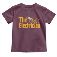 The Electrician Toddler T Shirt Vintage Wire Stripper Pliers Graphic