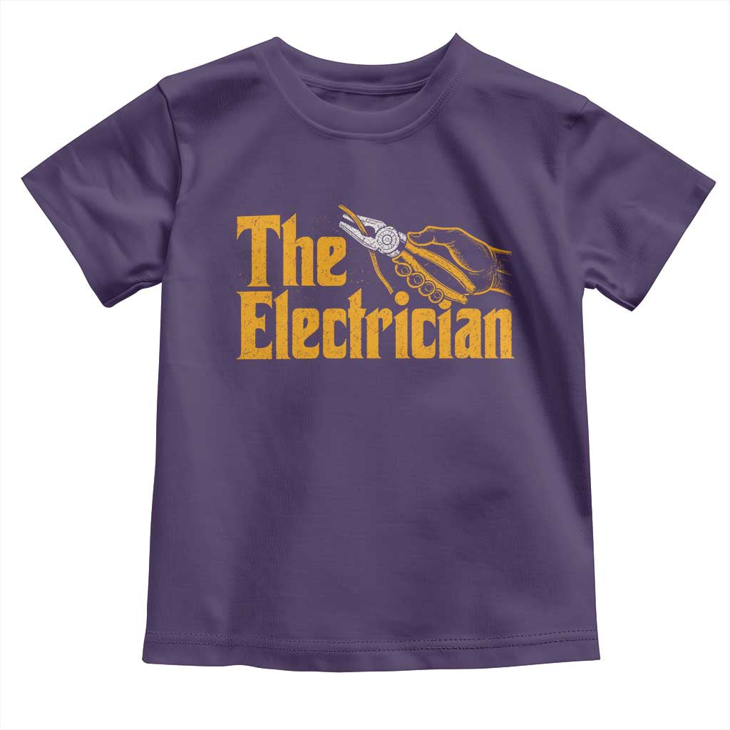 The Electrician Toddler T Shirt Vintage Wire Stripper Pliers Graphic
