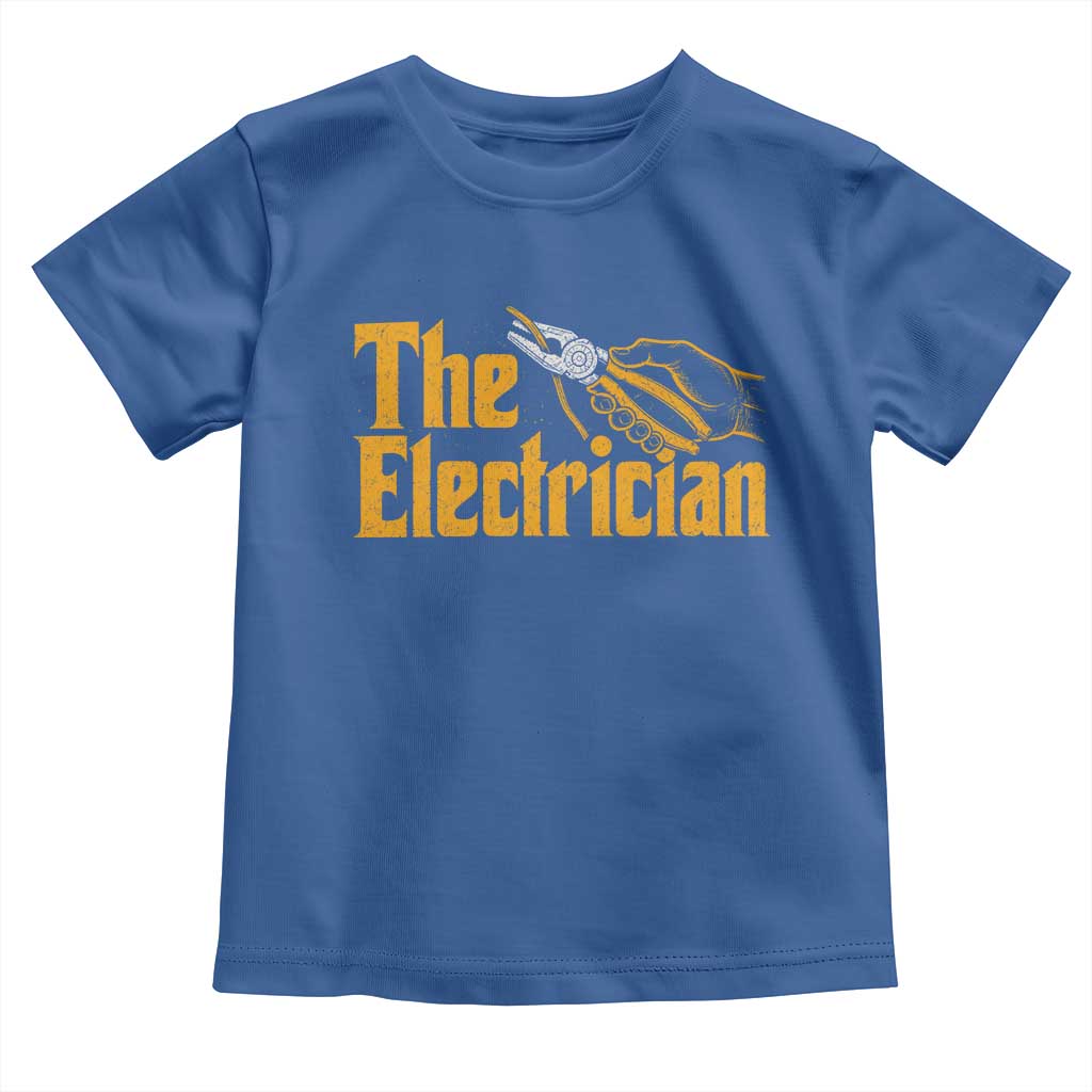 The Electrician Toddler T Shirt Vintage Wire Stripper Pliers Graphic