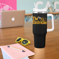 The Electrician Tumbler With Handle Vintage Wire Stripper Pliers Graphic