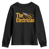 The Electrician Youth Sweatshirt Vintage Wire Stripper Pliers Graphic