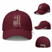Electrician US Flag Baseball Cap Tools for Electricians Skull Lightning Graphic